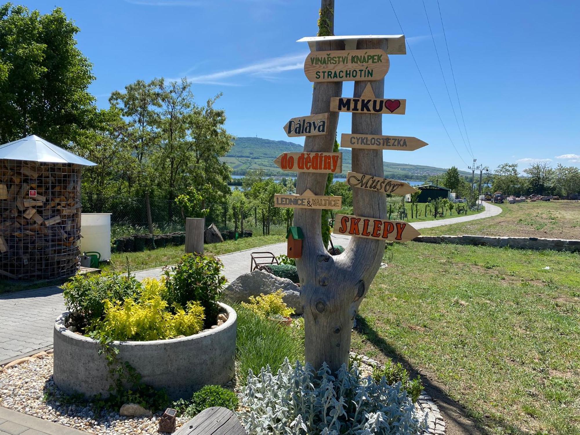 Vinarstvi & Penzion Knapek Strachotin Otel Dış mekan fotoğraf